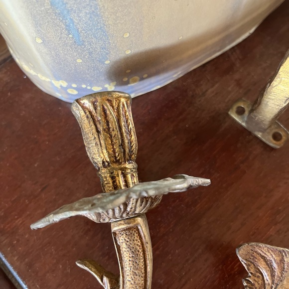 Three candelabra metal arms - Picture 8 of 11